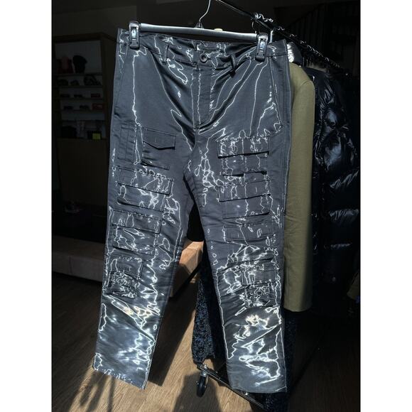 Givenchy Liquid Metal multipocket cargo trouser